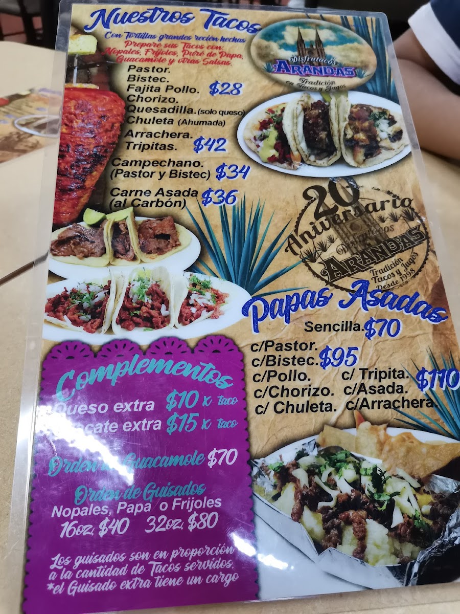 Taqueria y Desayunos Arandas Menu - Image 5